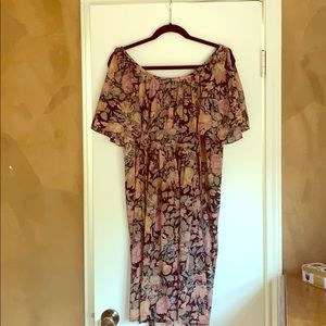 Vintage floral cocktail dress